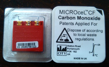 City Miniature Carbon Monoxide Sensor Microcel CF