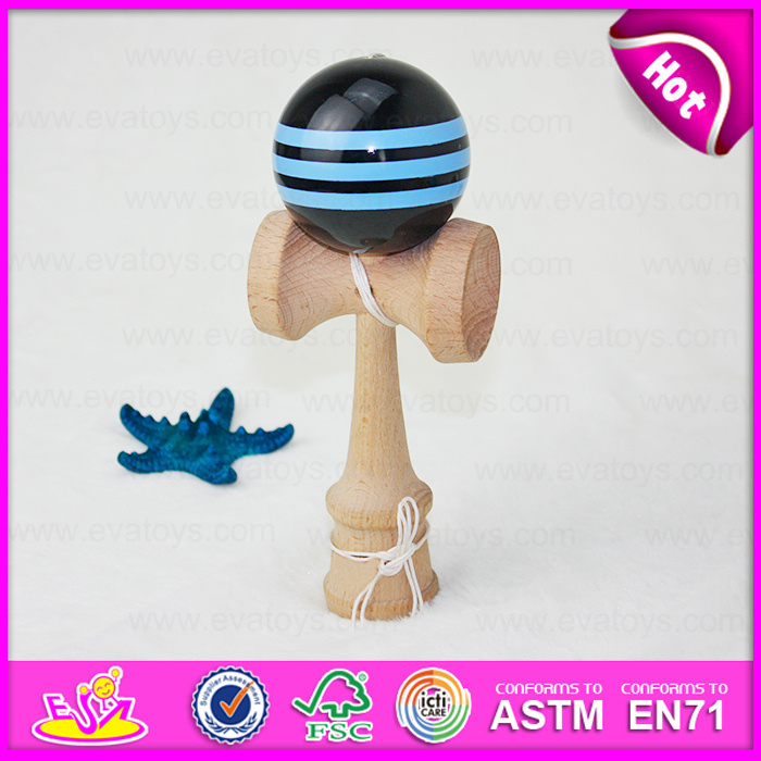 2015 New and Popular Wooden Kendama Toy for Kids, Cheapest Kendama Wholesale for Children, High Quality Wooden Toy Kendama W01A079