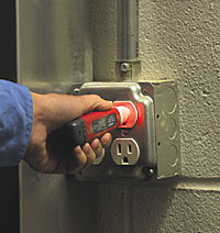 Noncontact Voltprobe / Light, Beep, & Shake Voltage Indicator