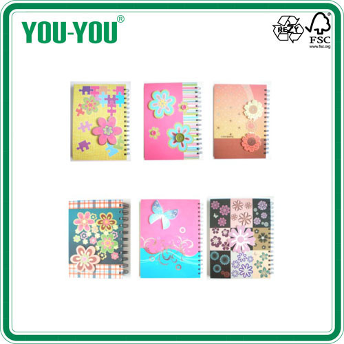 Spiral Bound Memo Book, Right Side Binding Notebook, Spiral Memo Pad, Beautiful Design Notebook, Pocket Book