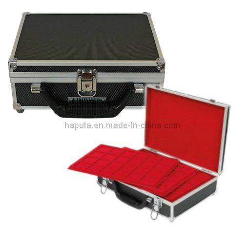 Portable Aluminum Case for Carrying Coins (HO-1002)