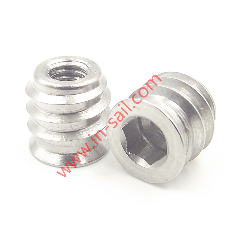 Hexagonal Socket Drive Threaded Insert Nut