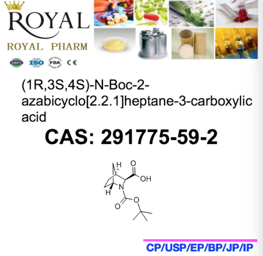(1R, 3S, 4S) -N-Boc-2-Azabicyclo[2.2.1]Heptane-3-Carboxylic Acid CAS: 291775-59-2 Intermediate for Ledipasvir