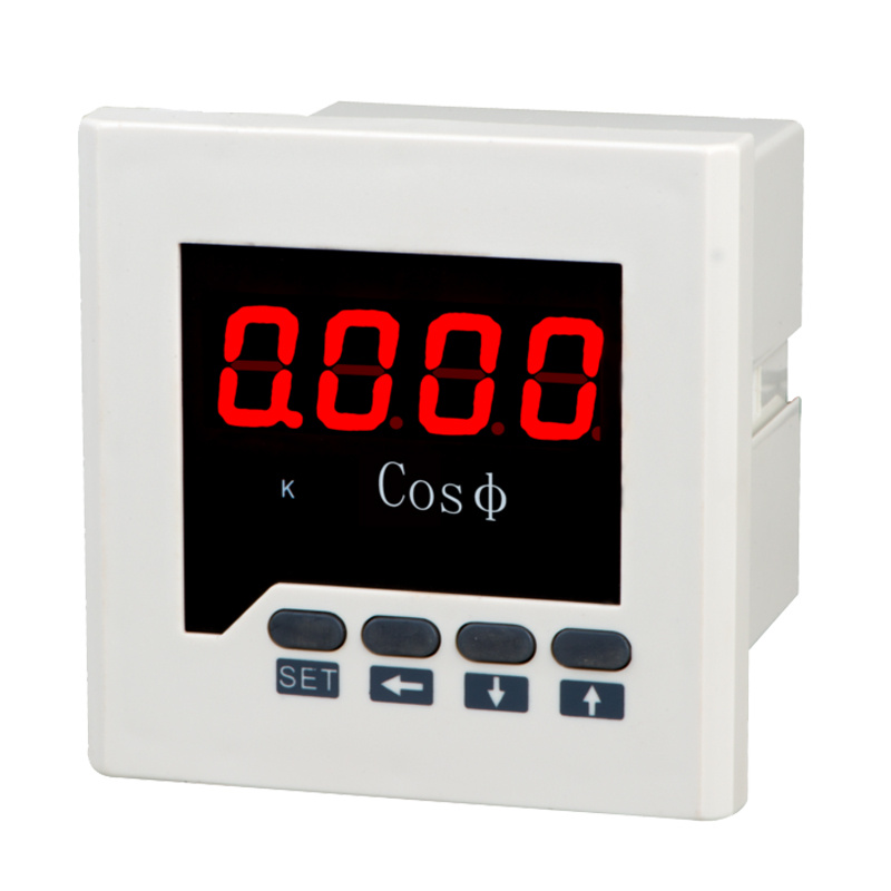 Three Phase Power Factor Analog Power Electrical Panel Meter