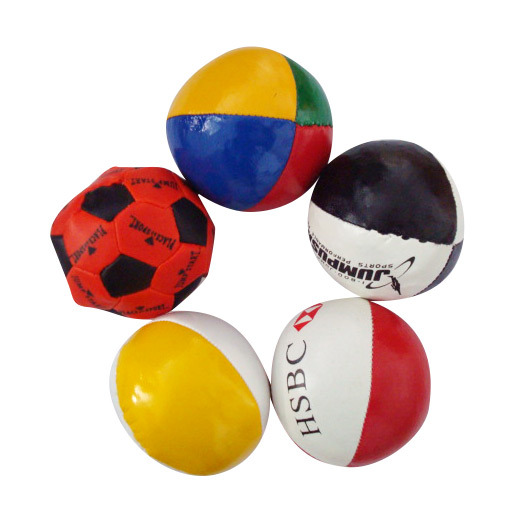 PVC Leather Custom Hacky Sacks Juggling Ball for Sales Promotion