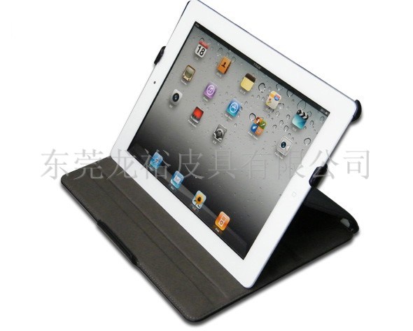 Stand Leather Case for iPad 2