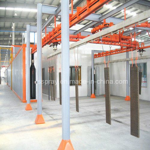 Vertical Powder Production Line for Steel Plate Aluminum Profile
