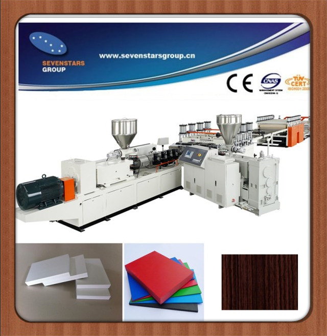 WPC PVC Foam Board Making Machine with Ten Years Factory