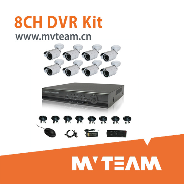 8CH CCTV Camera Kit with CE, RoHS, FCC Approved (MVT-K08E)