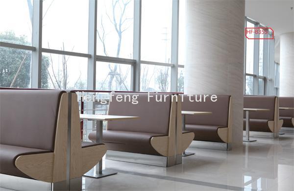 Fast Food Restaurant Furniture Booth Seating