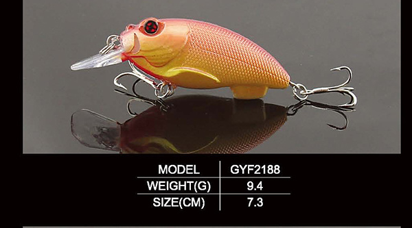 2013 New Design Gyf2188 Hard Plastic Shad Fishing Baits