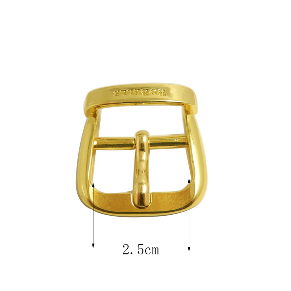 Logo Engraved Custom Zinc Alloy Fashion Gold Belt Buckle