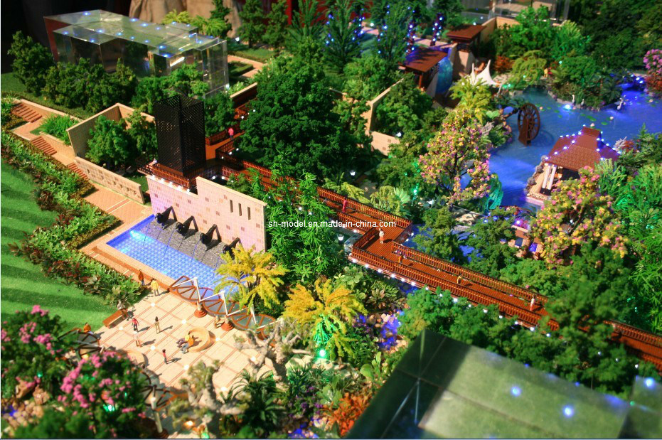 Scale Resort Villa Model