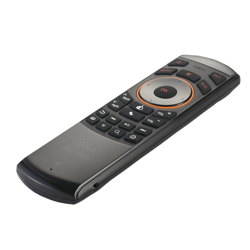 Bosuntop Rii I25A Ru 2.4G Fly Air Mouse Wireless Russian Keyboard IR Learning Audio Jack Microphone for Smart TV Mini PC Computer