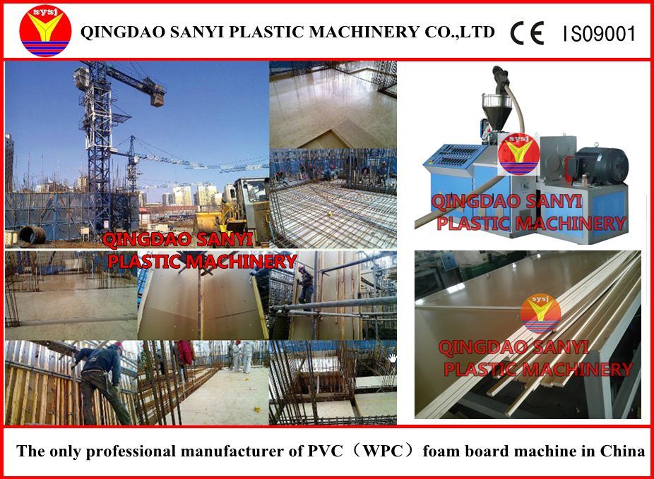 PVC Shuttering Board Extrusion Machine/Plastic Machinery