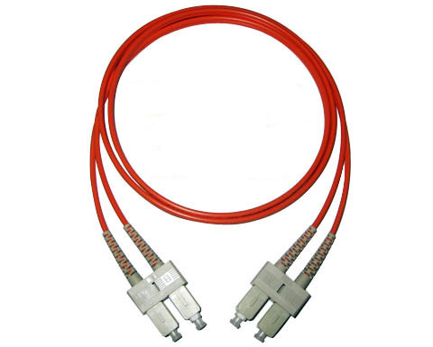 SC/UPC Multimode Duplex Fiber Optic Patch Cord