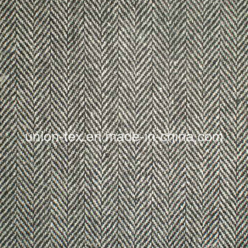 Wool Polyester Fabric with Herringbone for Coat (Art#UW083)