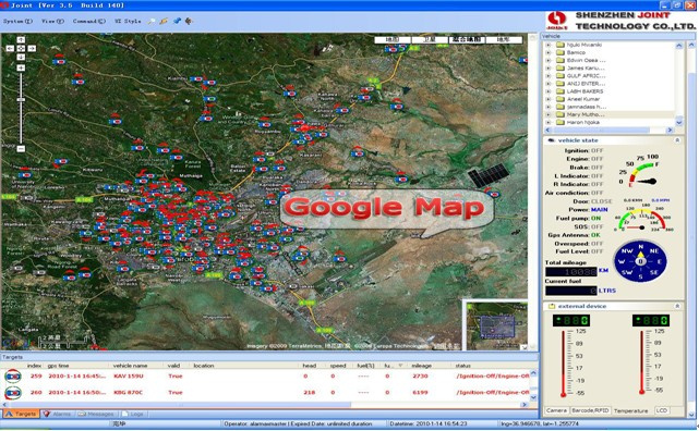 PC Based Tracking Software for Fleet Management (JT1000C/S)