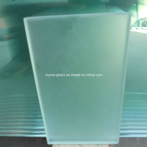 Ultra Clear Acid Etched Tempered Float Glass-Toughened Building Glass