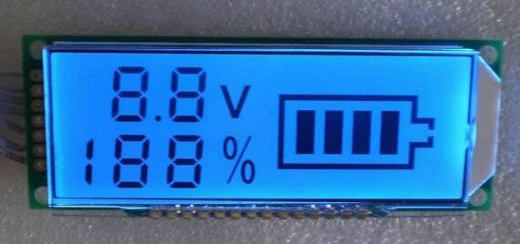 Stn Blue Color Screen for Voltage and Current Volume Indicator