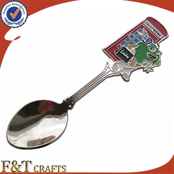 Commemorative Event Promotion Cartoon Craft Spoon with Enamel (FTSS2914A)