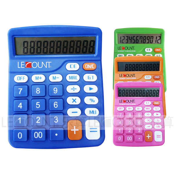 12 Digits Dual Power Desktop Calculator with Optional Gt&Mu Function (LC246)