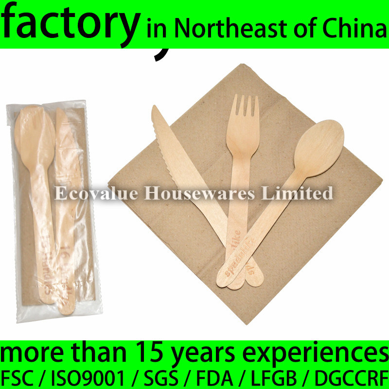 Disposable Wooden Tableware Disposable Cutlery