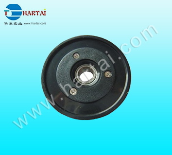 Plastic Flange U Groove Nylon Cable Guide Pulley