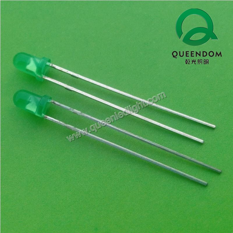 3mm Green Diffused Round LED