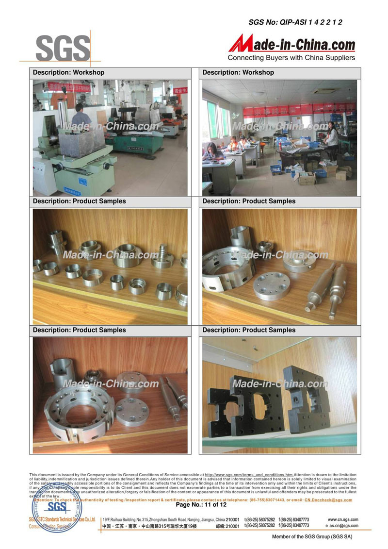 OEM00023 CNC Machining Parts and Precision Parts for Machines