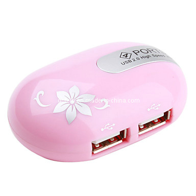 4 Port USB 2.0 Egg Style High Speed Hub