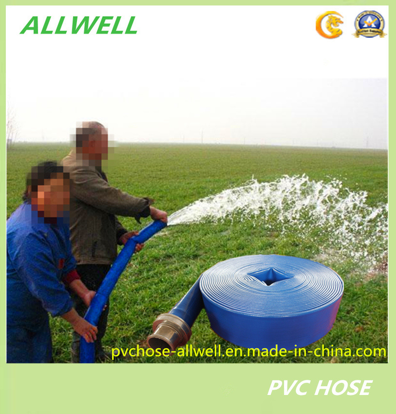 PVC Agricultural Fiber Braided Layflat Irrigation Water Hose
