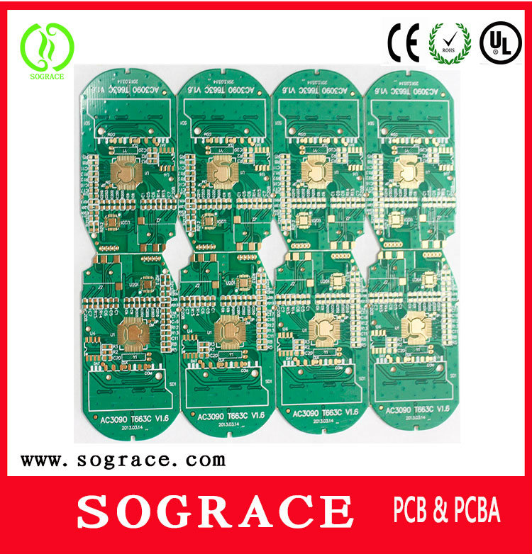 1.6mm Copper Foil Immersion Gold DVR Circuit Board