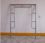 Factory Q235 Pre-Galvanized Door Type of Walk Thru Frame Scaffold for Building Project