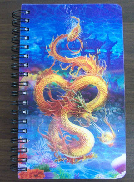 Professional Print 3D Lenticular Spiral Binding Notepad