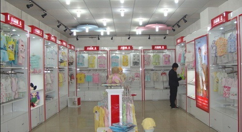 Children Shop MDF Display Stand With LED Lighting