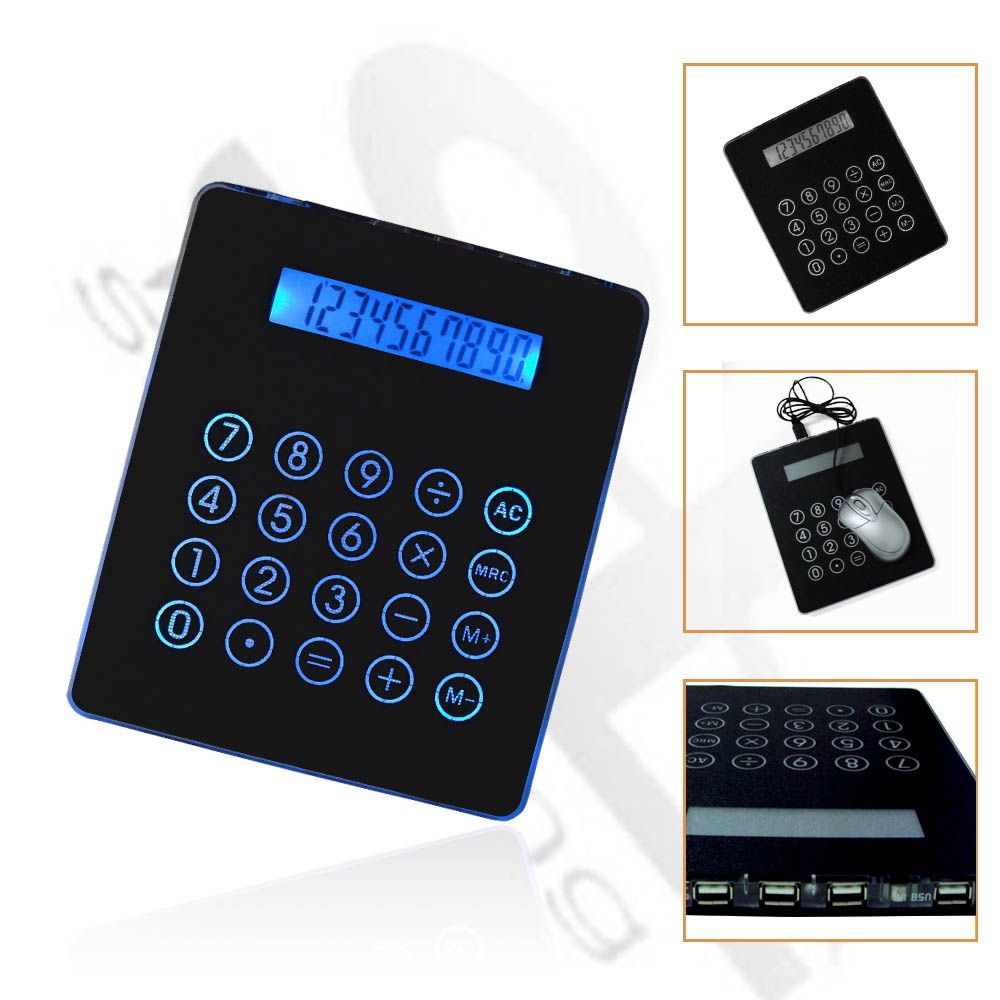 Mouse Pad Calculator with USB HUB (SL-51212)