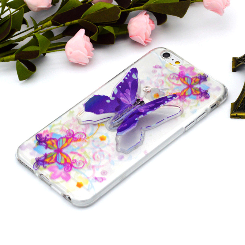 Butterfly Shape Case with Holder Phone Case for iPhone 6/6plus