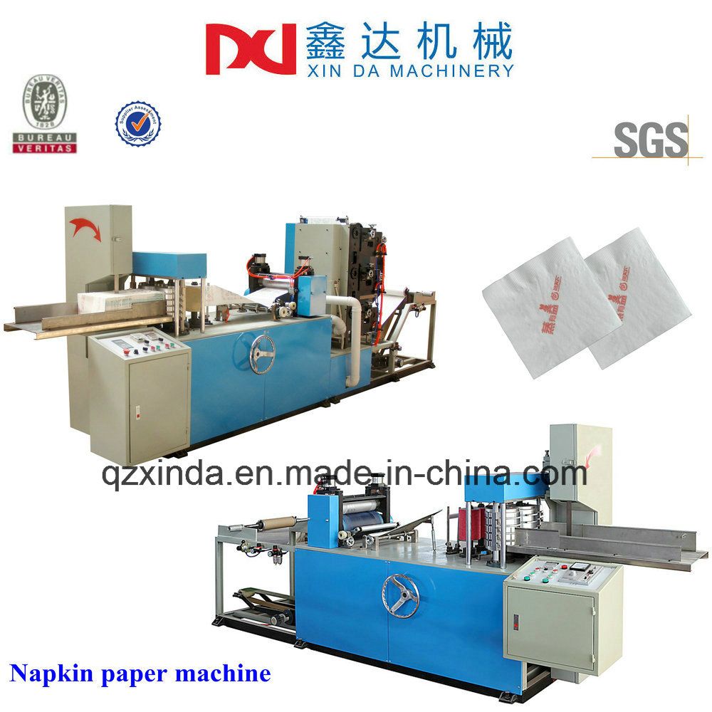 Automatic Serviette Tissue Machine to Printing Folding Napkin Paper Manufacturer