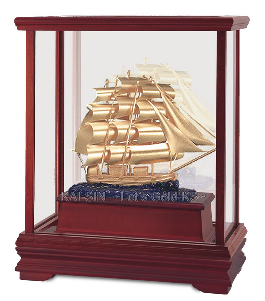 24k Gold Foil Statue - Sailing (JKD-LHC-020)