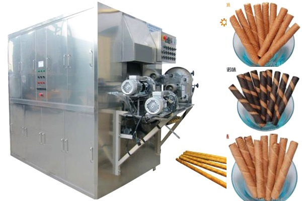 Full Automatic Double-Way/ Double-Color Wafe Stick/ Egg Roll Production Line