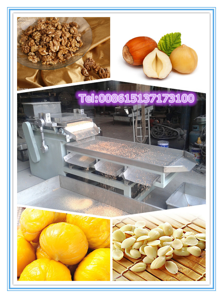 Almonds, Walnuts, Hazelnut, Chestnut Dicer and Grader