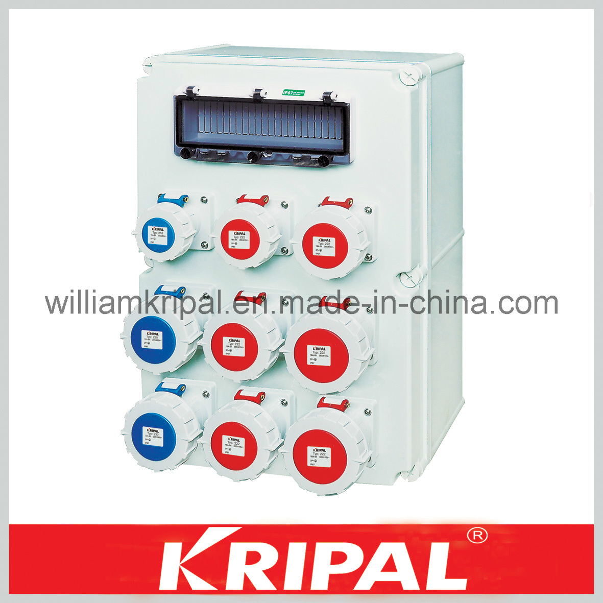 Cee Form Industrial Power Distribution Box