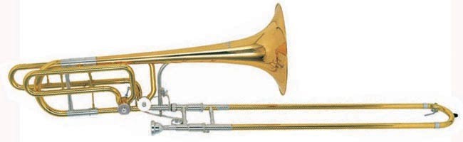 Eb Key Bass Trombone with Gold Lacquer