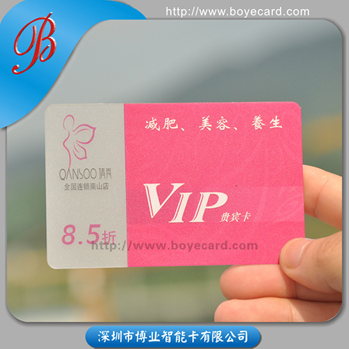 Free Customized Designed Transparent Plastic Smart Card