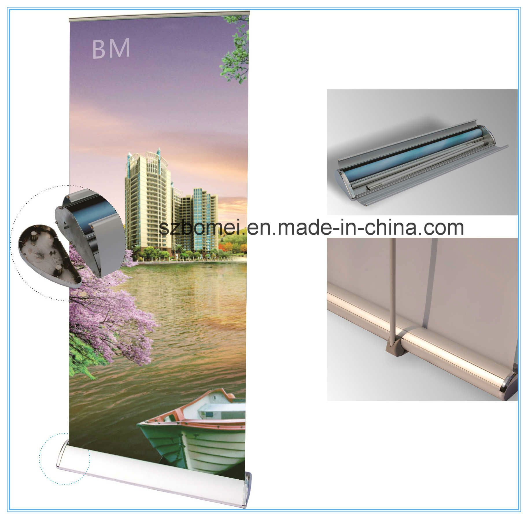 Retractable Roll up Stand with Durable Base 85*200cm