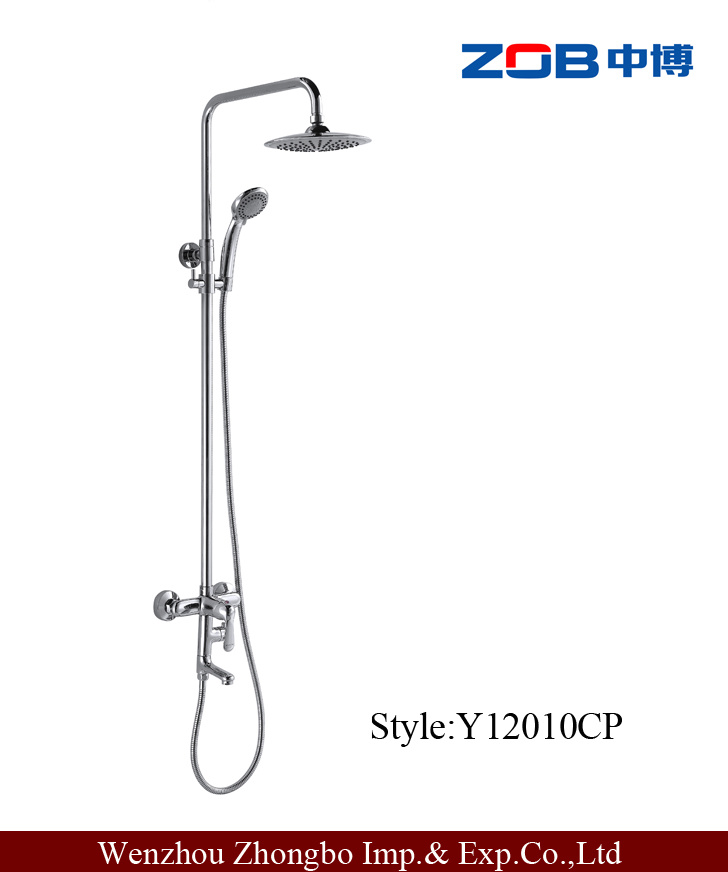 Single Handle Hard-Tube Shower Sanitaryware (Y12010CP)