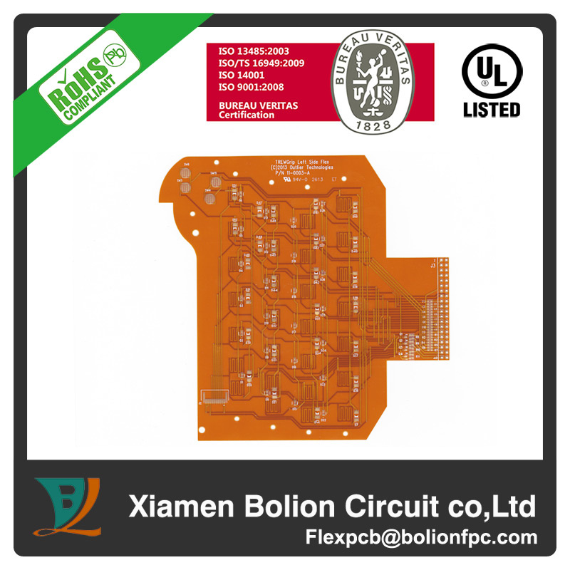 Flexible 1 Layer PCB Board Making Pi Kapton Polymide FPC 3