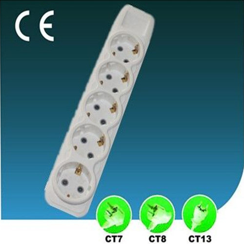 Electrical Five Ways EU Plug Socket Outlet