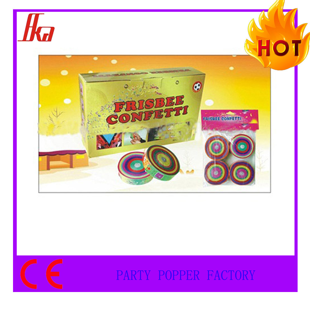 Hot Selling Hand Throw Frisbee Confetti